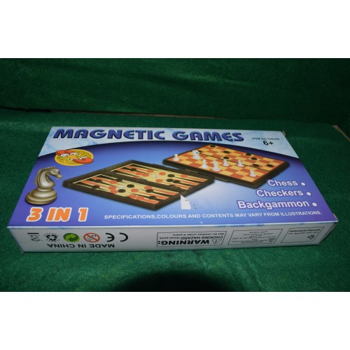 Игра 3 в 1 на магнитах Magnetic games 24 см