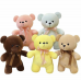 Мягкая игрушка Медвежонок teddy / Плюшевый Мишка с бантом, 30 см