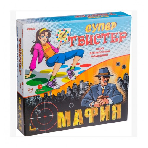 Супер Твистер + Мафия игра (арт.ИР-1145)