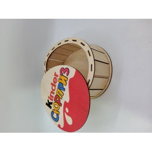 Шкатулка Киндер деревянный 3Д пазл