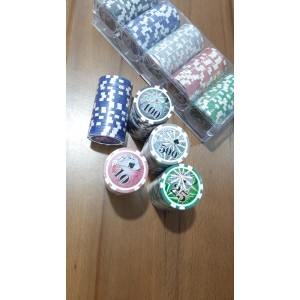 Фишки для покера (100шт) керамика