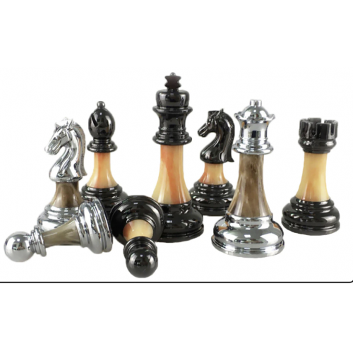 Набор шахматных фигур Каспаров, металл/пластик